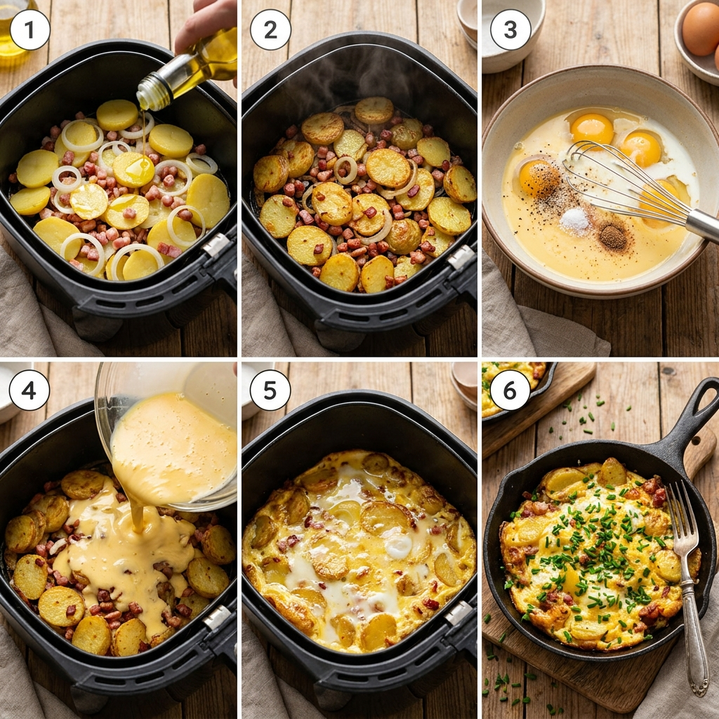Bauernfrühstück Rezept: Das geniale Air Fryer Rezept in 20 Minuten 3 A realistic natural food photography 202607251247