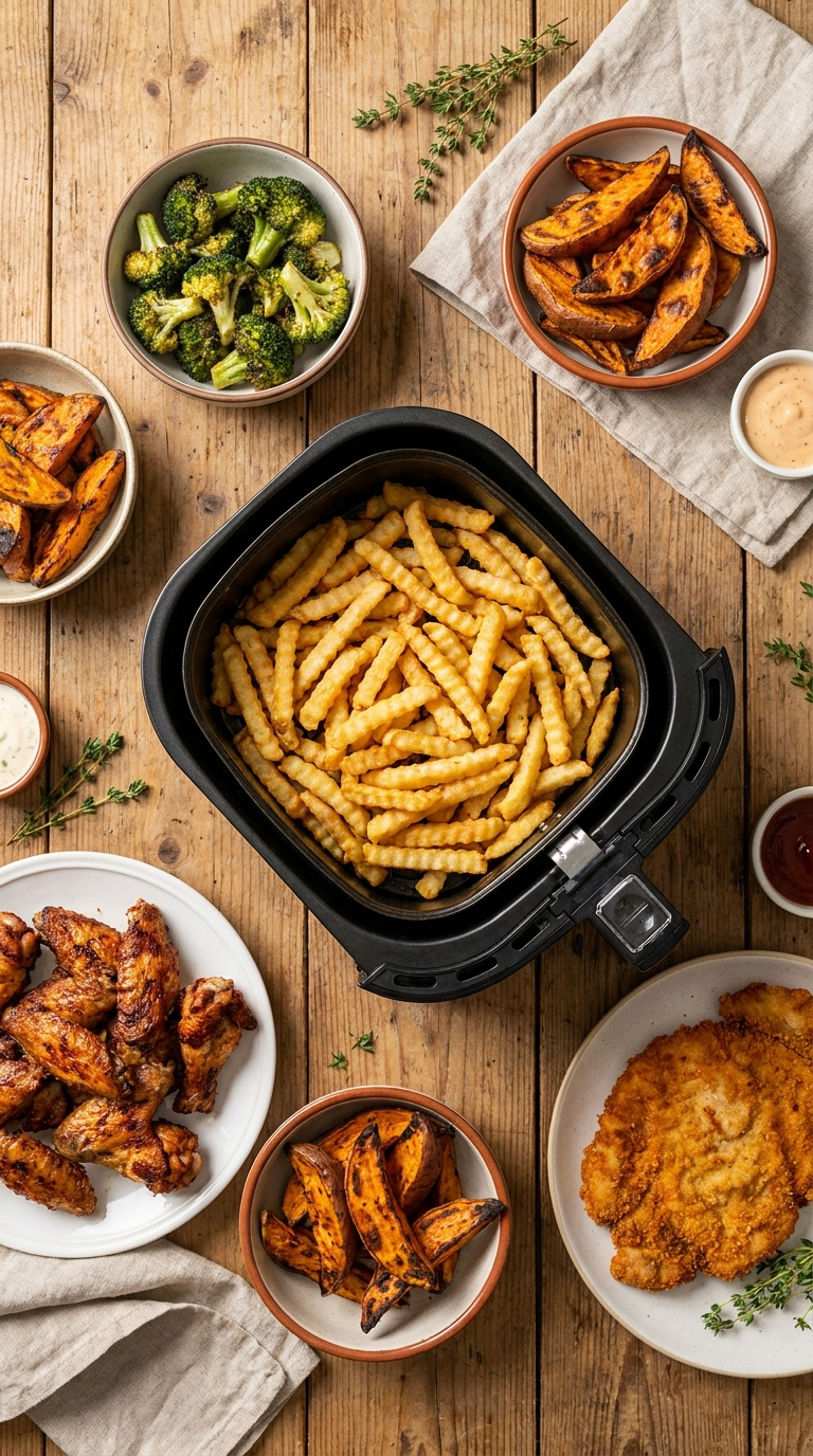 Heißluftfritteuse Rezepte Deutsch: Die besten Ideen für deine Küche 6 Heißluftfritteuse Rezepte Deutsch – Pommes, Gemüse und Fleischgerichte aus dem Airfryer