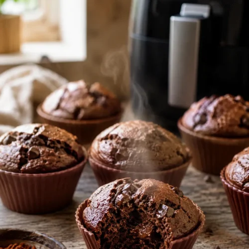 Muffins Rezept Airfryer: 12 Genial Fluffige Schoko-Muffins Zum Verlieben 1 Muffins Rezept Airfryer - fluffige Schoko-Muffins frisch aus der Heißluftfritteuse