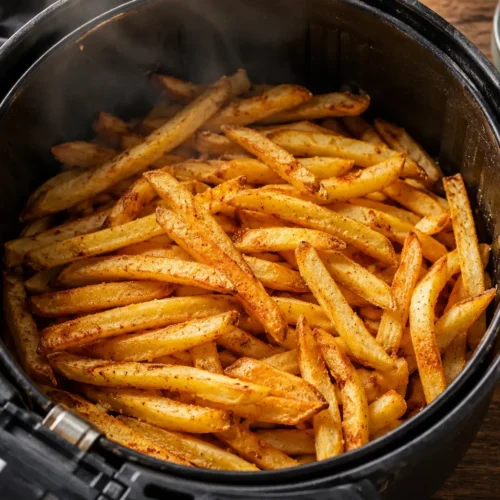 Airfryer Rezepte Deutsch: Das ultimative Anfänger-Geheimnis (7 Tricks) 1 Airfryer Rezepte Deutsch – knusprige Pommes im Airfryer-Korb