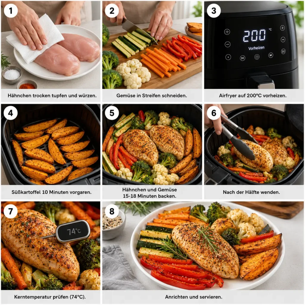 Air Fryer Rezepte Gesund: 5 Beste Rezepte zum Abnehmen + Anfänger Guide 2 ChatGPT Image Jul 6 2026 02 19 20 PM