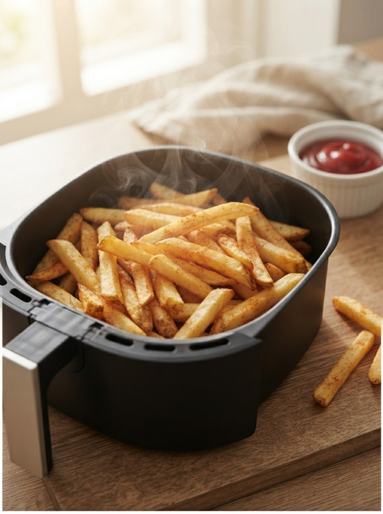 Airfryer Rezepte Deutsch: Das ultimative Anfänger-Geheimnis (7 Tricks) 9 Airfryer Rezepte Deutsch – knusprige Pommes aus der Heißluftfritteuse