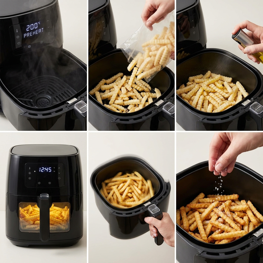 Pommes im Airfryer: So werden TK-Pommes garantiert knusprig | Rezept 2 Making crispy fries air fryer 202607191314