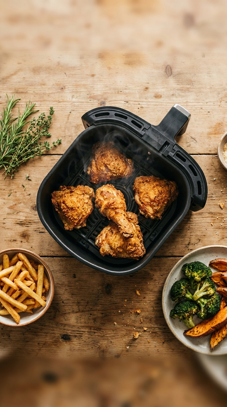 Ninja Airfryer Rezepte: Die besten Ideen für deine Heißluftfritteuse 10 Ninja Airfryer Rezepte: Hähnchen, Pommes und Gemüse aus dem Airfryer