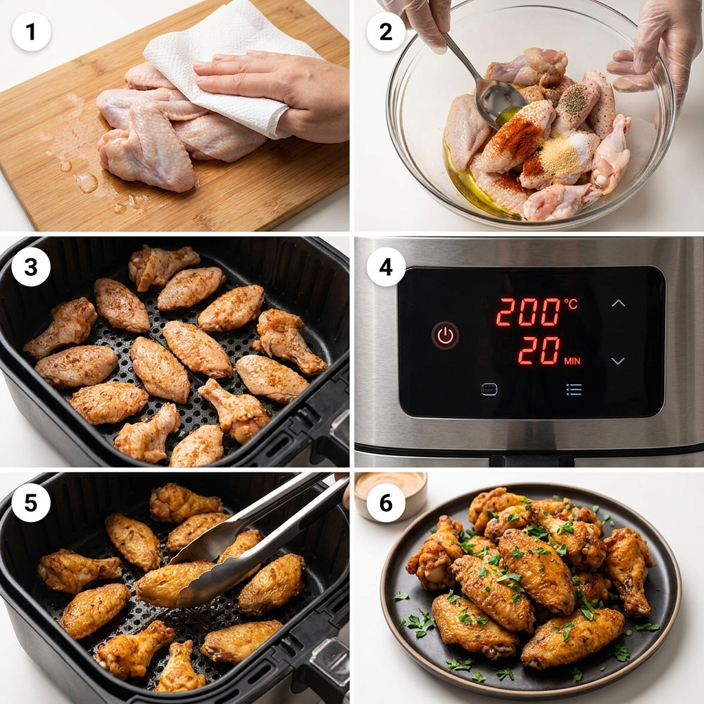 Heißluftfritteuse Rezepte Deutsch: Das Beste Rezept & Alle Antworten 2 Making air fryer chicken wings 202608121239 1