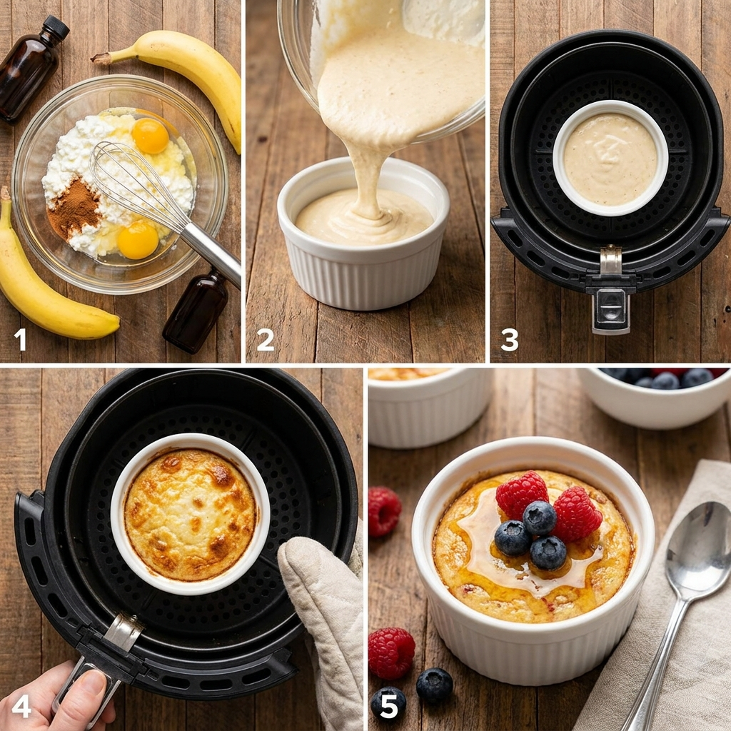 Hüttenkäse im Airfryer: Das gesunde Frühstücks-Rezept, das jeder Hobbykoch kennen sollte 3 Making baked cottage cheese recipe 202608092125