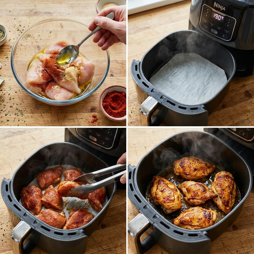 Ninja Airfryer Rezepte: Die besten Ideen für deine Heißluftfritteuse 2 Preparing chicken breast recipe 202608062056