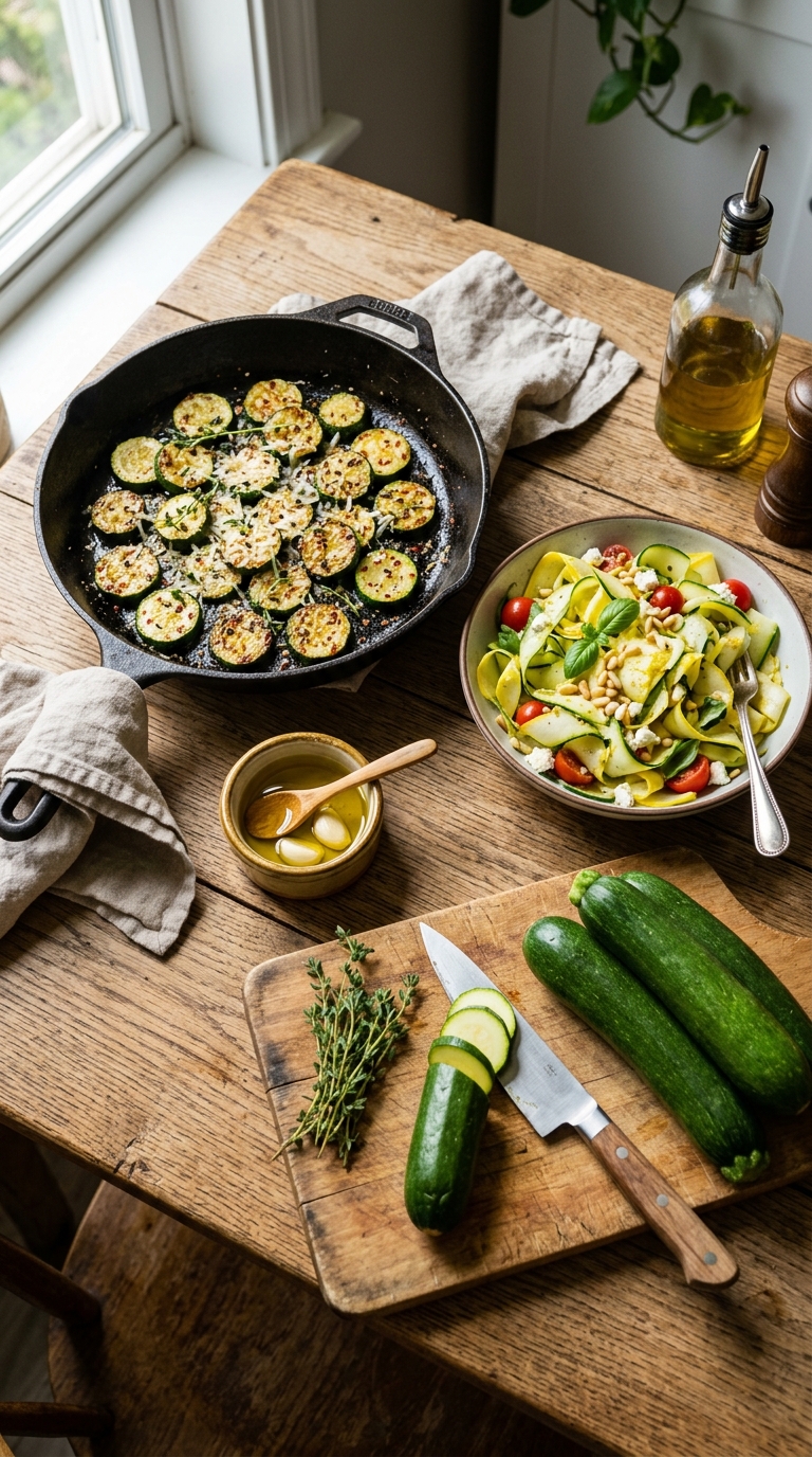 Gerichte mit Zucchini: Die besten Rezepte, Tipps & Ideen (2026) 3 Gerichte mit Zucchini: verschiedene leckere Zucchini-Rezepte frisch zubereitet – jetzt entdecken und nachkochen